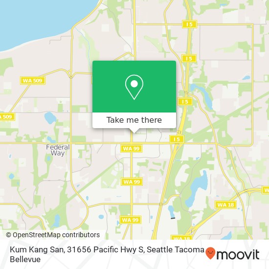 Mapa de Kum Kang San, 31656 Pacific Hwy S