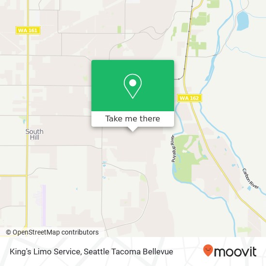 King's Limo Service map