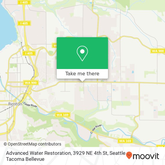 Advanced Water Restoration, 3929 NE 4th St map