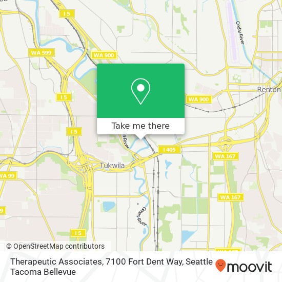 Mapa de Therapeutic Associates, 7100 Fort Dent Way