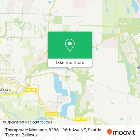 Mapa de Therapeutic Massage, 8286 196th Ave NE