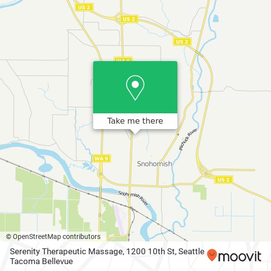 Serenity Therapeutic Massage, 1200 10th St map