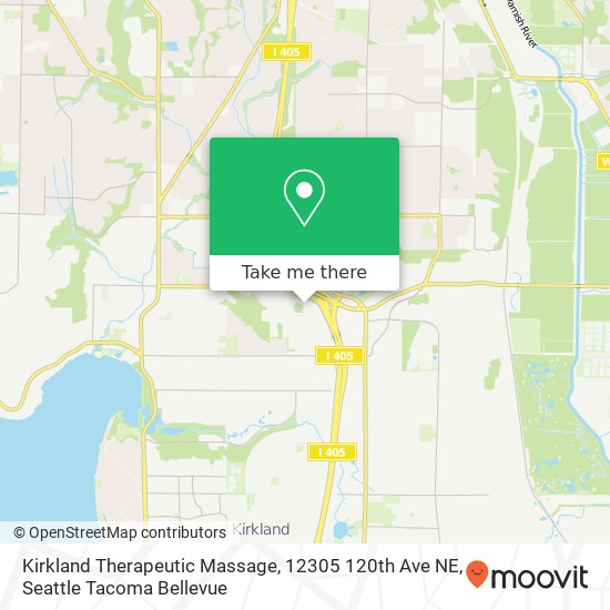 Kirkland Therapeutic Massage, 12305 120th Ave NE map