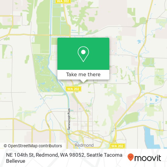 NE 104th St, Redmond, WA 98052 map