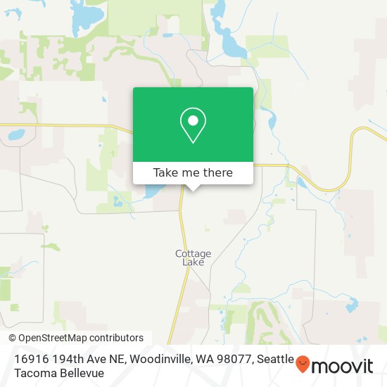Mapa de 16916 194th Ave NE, Woodinville, WA 98077