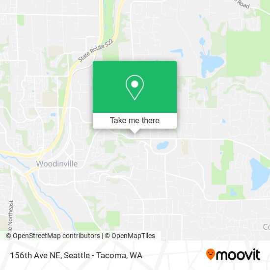 156th Ave NE, Woodinville, WA 98072 map