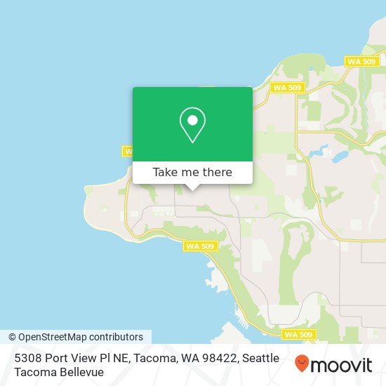 5308 Port View Pl NE, Tacoma, WA 98422 map