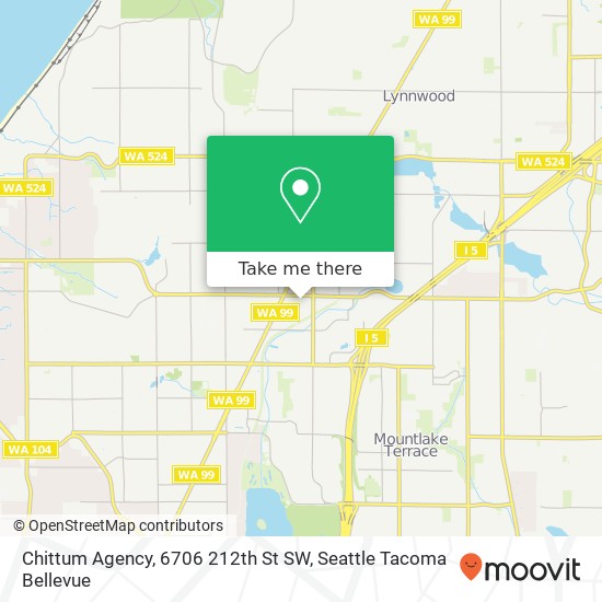 Mapa de Chittum Agency, 6706 212th St SW