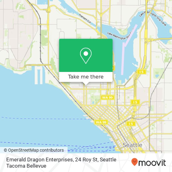 Mapa de Emerald Dragon Enterprises, 24 Roy St