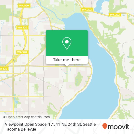 Mapa de Viewpoint Open Space, 17541 NE 24th St