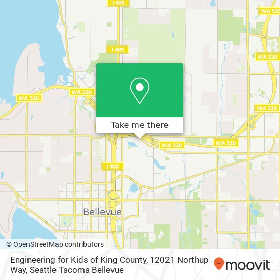 Mapa de Engineering for Kids of King County, 12021 Northup Way