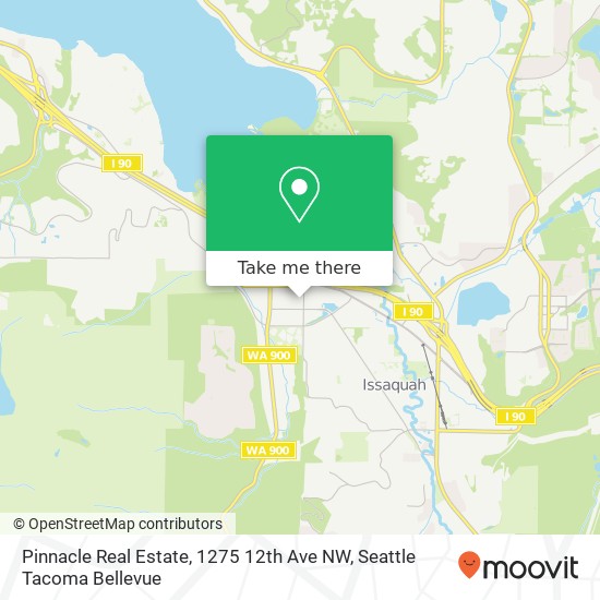 Pinnacle Real Estate, 1275 12th Ave NW map