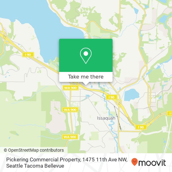 Pickering Commercial Property, 1475 11th Ave NW map