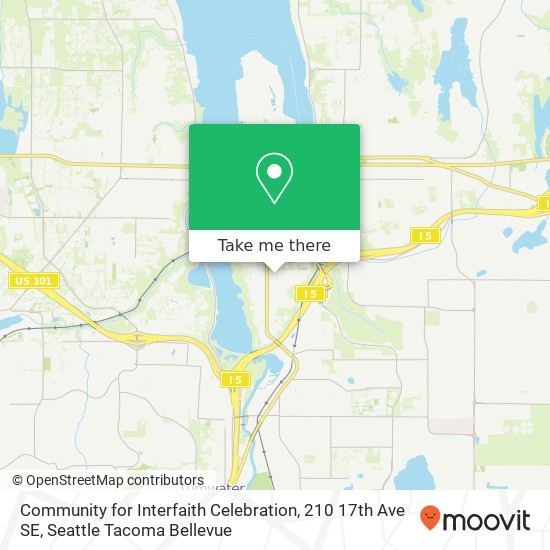 Community for Interfaith Celebration, 210 17th Ave SE map