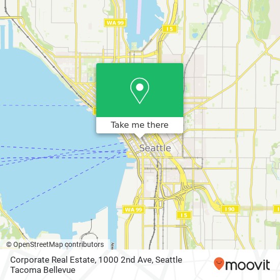 Corporate Real Estate, 1000 2nd Ave map