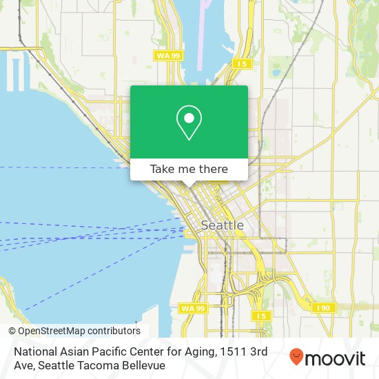 National Asian Pacific Center for Aging, 1511 3rd Ave map