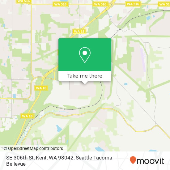 SE 306th St, Kent, WA 98042 map