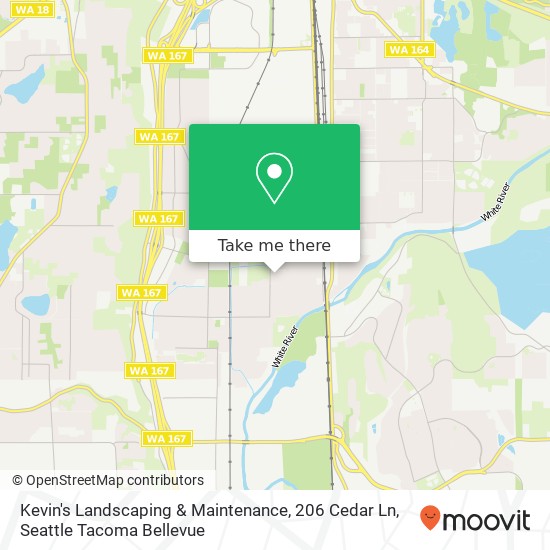 Kevin's Landscaping & Maintenance, 206 Cedar Ln map