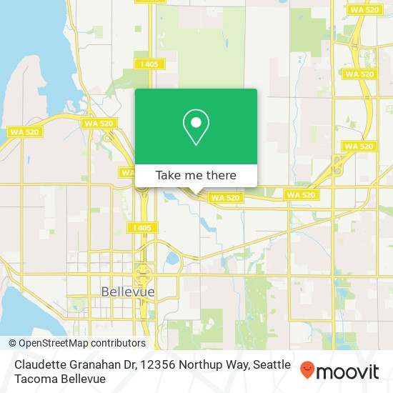 Claudette Granahan Dr, 12356 Northup Way map