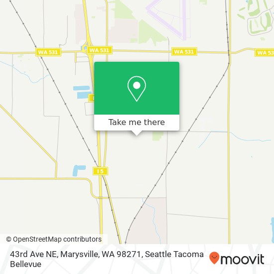 43rd Ave NE, Marysville, WA 98271 map