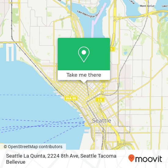 Seattle La Quinta, 2224 8th Ave map
