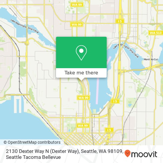 2130 Dexter Way N (Dexter Way), Seattle, WA 98109 map