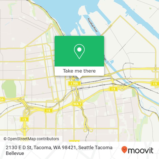 2130 E D St, Tacoma, WA 98421 map
