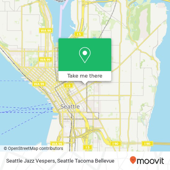 Seattle Jazz Vespers map