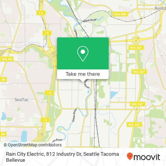 Mapa de Rain City Electric, 812 Industry Dr