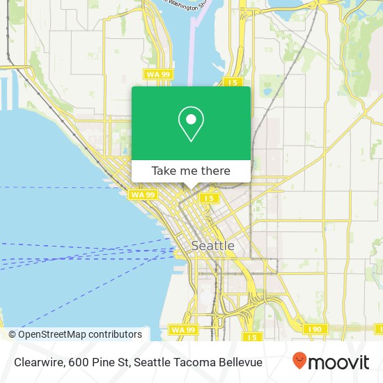 Clearwire, 600 Pine St map
