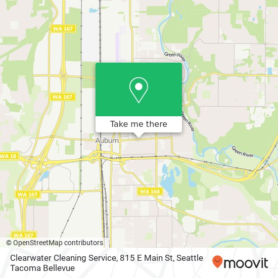 Clearwater Cleaning Service, 815 E Main St map