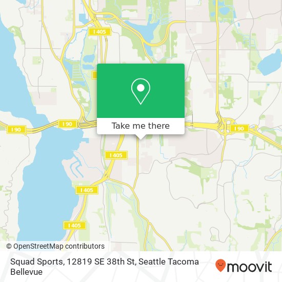 Squad Sports, 12819 SE 38th St map