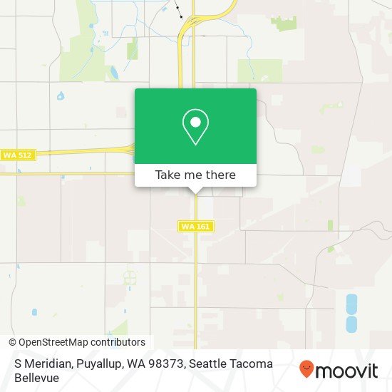 S Meridian, Puyallup, WA 98373 map