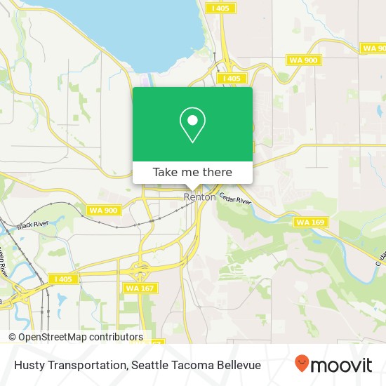 Husty Transportation map