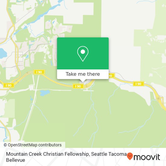 Mountain Creek Christian Fellowship, 26729 SE 76th Pl map