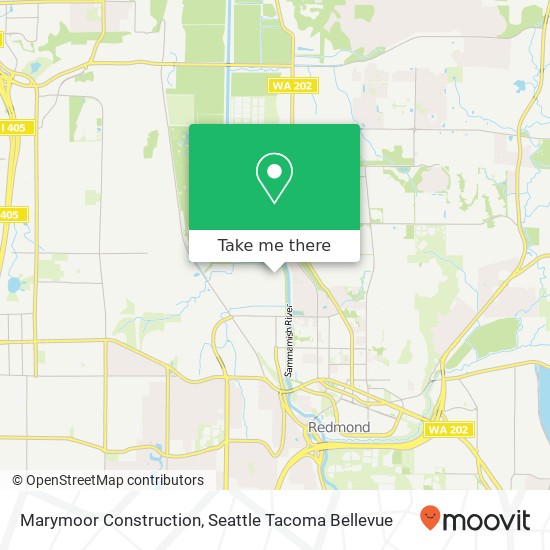 Mapa de Marymoor Construction