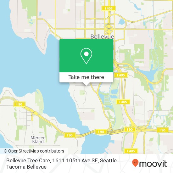 Bellevue Tree Care, 1611 105th Ave SE map