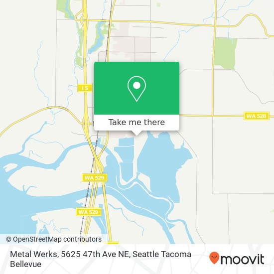 Mapa de Metal Werks, 5625 47th Ave NE