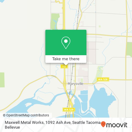 Maxwell Metal Works, 1092 Ash Ave map