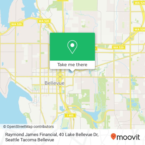 Raymond James Financial, 40 Lake Bellevue Dr map