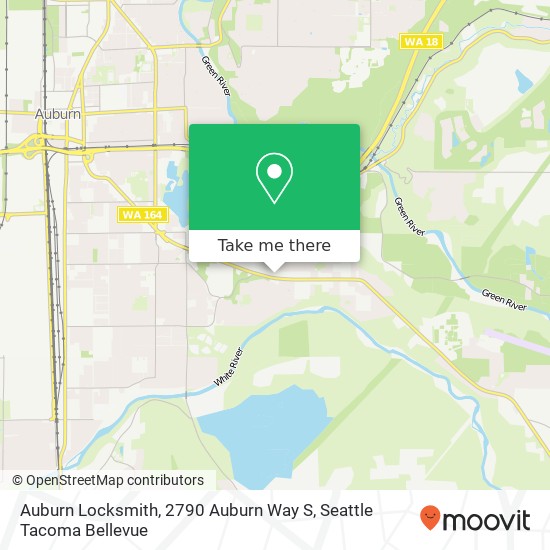 Mapa de Auburn Locksmith, 2790 Auburn Way S