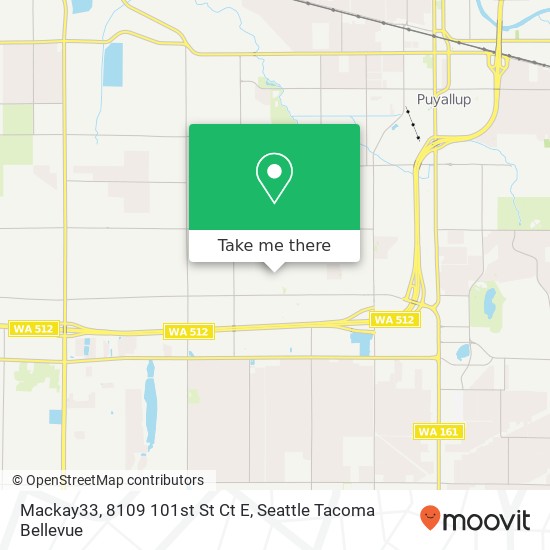 Mapa de Mackay33, 8109 101st St Ct E