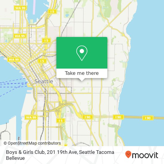 Boys & Girls Club, 201 19th Ave map