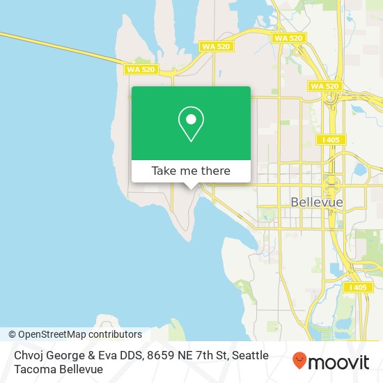 Chvoj George & Eva DDS, 8659 NE 7th St map