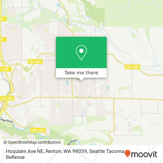 Hoquiam Ave NE, Renton, WA 98059 map