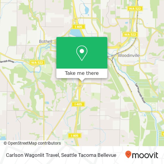 Carlson Wagonlit Travel map