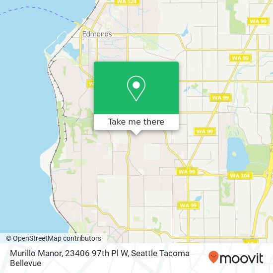 Mapa de Murillo Manor, 23406 97th Pl W