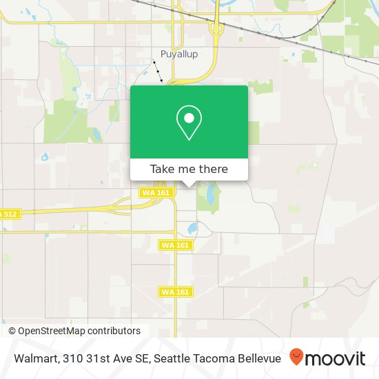 Mapa de Walmart, 310 31st Ave SE