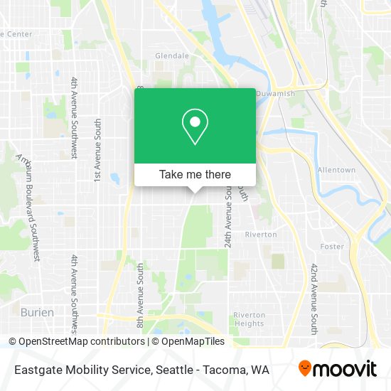 Eastgate Mobility Service map