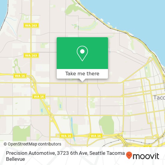 Precision Automotive, 3723 6th Ave map